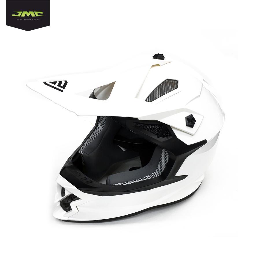 Мотошлем кроссовый Faseed FS-609 SOLID (Glossy White)