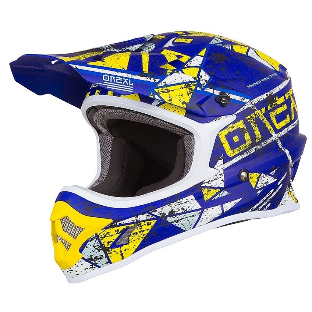 Шлем кроссовый ONEAL 3SERIES ZEN blue