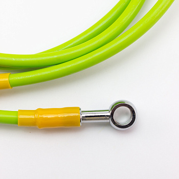 Шланг гидравлический тормозной (армированный) L=2000 d=10мм зеленый